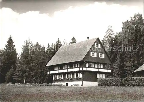 Schernbach Ferienheim Keppler Schwarzwald Kat. Seewald