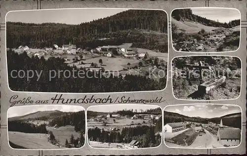 Hundsbach Forbach Gasthaus Pension zur schoenen Aussicht Ansichten Kat. Forbach