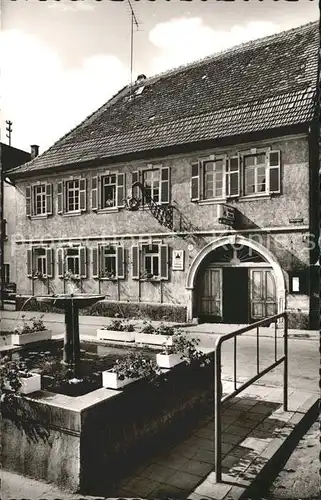 Kochendorf Gasthaus zur Krone Brunnen Kat. Bad Friedrichshall