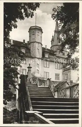 oehringen Hohenlohe Schloss Treppe / oehringen /Hohenlohekreis LKR
