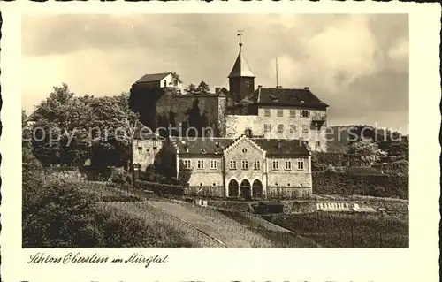 Gernsbach Schloss Eberstein Murgtal Kat. Gernsbach