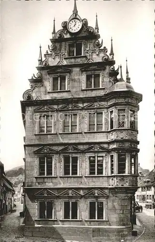 Gernsbach Altes Rathaus im Murgtal Kat. Gernsbach