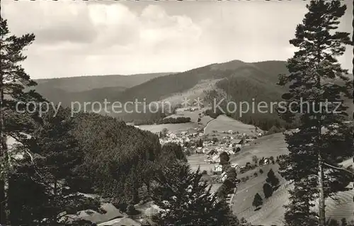 Obertal Baiersbronn Guenters Kurhof Blick ins Tal / Baiersbronn /Freudenstadt LKR