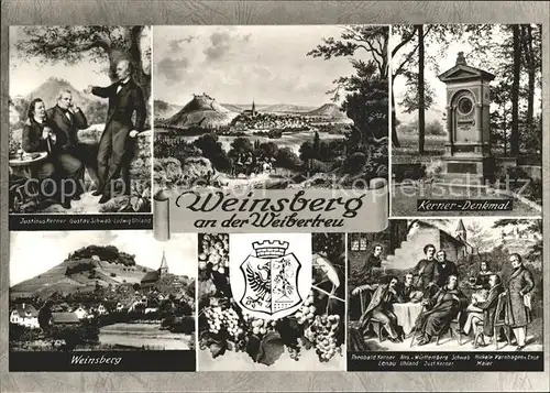 Weinsberg Weibertreu Kerner Denkmal  Kat. Weinsberg