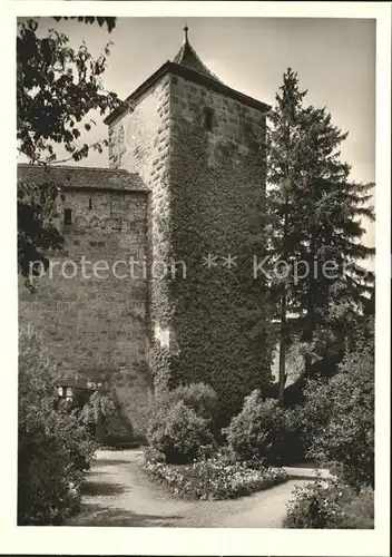 Kuenzelsau Schloss Stetten Der Bergfried Kat. Kuenzelsau