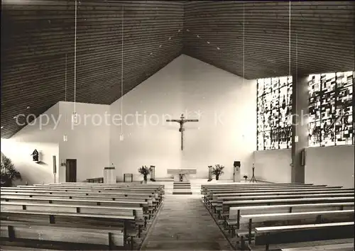 Deilingen Christi Himmerlfahrt Pfarrkirche innen Kat. Deilingen