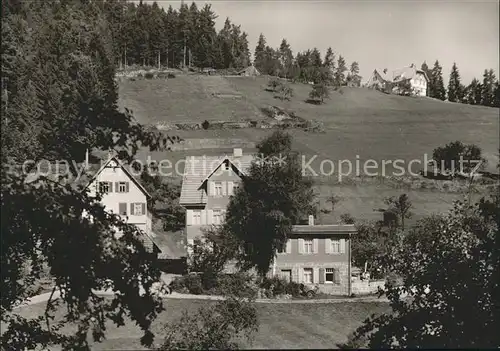 Baiersbronn Schwarzwald Gasthaus Sprunghuegel Kat. Baiersbronn