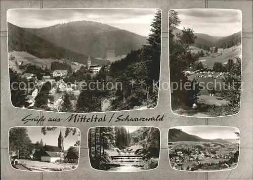 Mitteltal Schwarzwald Ansichten Kat. Baiersbronn