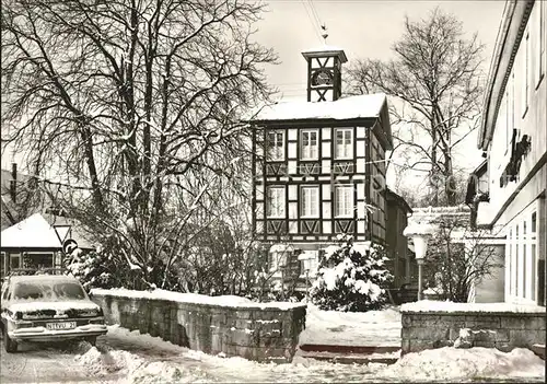 Kirchheim Teck Rossmarktanlagen und Wachthaus Auto Winter Kat. Kirchheim unter Teck