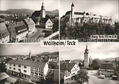 Weilheim Teck Burg Ansichten Kat. Weilheim an der Teck