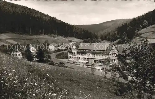 Gompelscheuer Gasthof zum Enzursprung Kat. Enzkloesterle