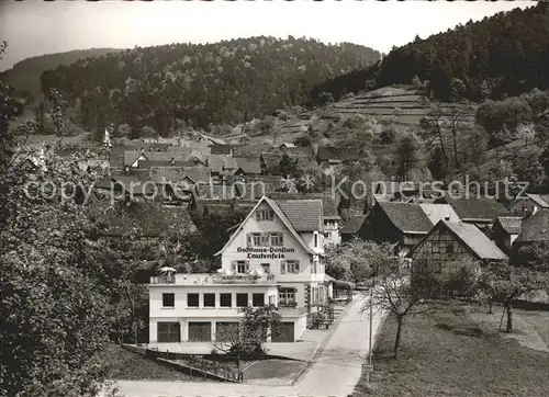 Lautenbach Gernsbach Gasthof Pension Lautenfelsen Kat. Gernsbach