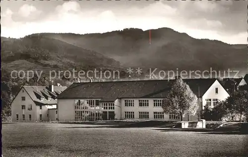 Gernsbach Papiermacherschule Internat Kat. Gernsbach