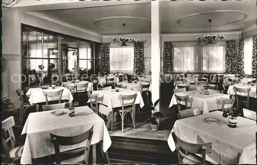 Dobel Schwarzwald Gasthaus Pension z. Ochsen Speisesaal Kat. Dobel