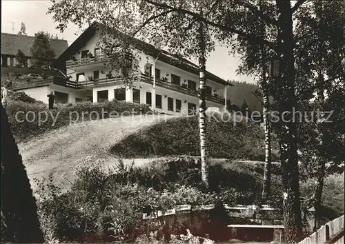 Gompelscheuer Hotel garni Enzquelle Kat. Enzkloesterle