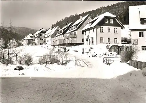 Enzkloesterle Strassenansicht Winter Kat. Enzkloesterle