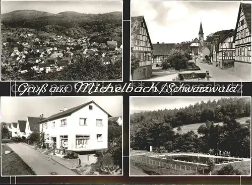 Michelbach Gaggenau Schwimmbad Strassenansichten Ortsansicht Kat. Gaggenau