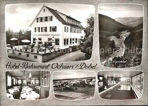 Dobel Schwarzwald Hotel Restaurant Ochsen Eyachtal  Kat. Dobel