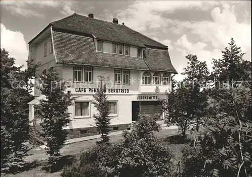 Dobel Schwarzwald Cafe Pension Bergfried Kat. Dobel
