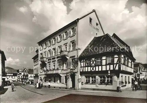 Gernsbach Hotel Stern Hirsch Kat. Gernsbach