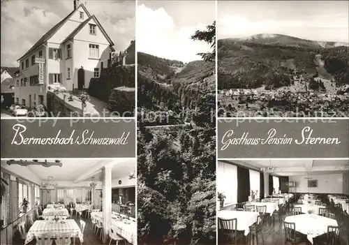 Bermersbach Forbach Gasthaus Sternen Ortsansicht Kat. Forbach