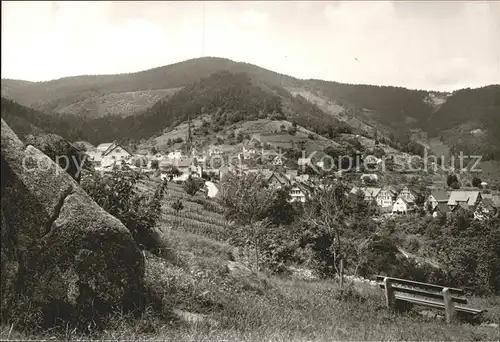 Bermersbach Forbach Ortsansicht Kat. Forbach