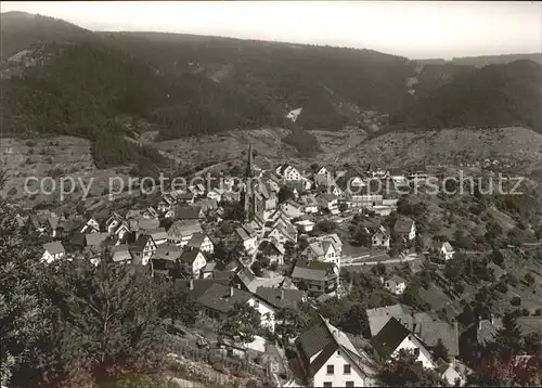 Bermersbach Forbach Ortsansicht Kat. Forbach