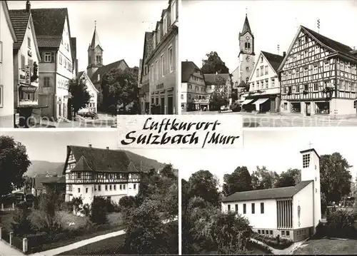 Sulzbach Murr Kirche Teilansichten Kat. Sulzbach an der Murr