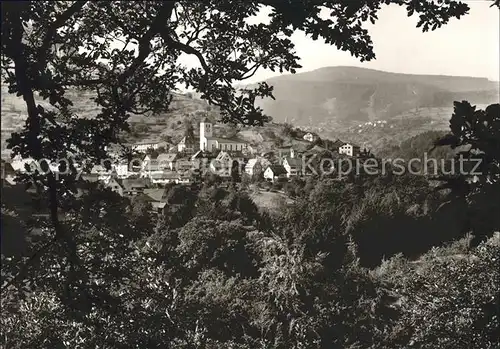 Langenbrand Forbach Gasthof Pension Ochsen Kirche  Kat. Forbach