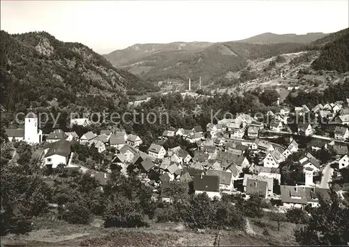 Langenbrand Forbach Ortsansicht Gasthof zum Ochsen Kat. Forbach