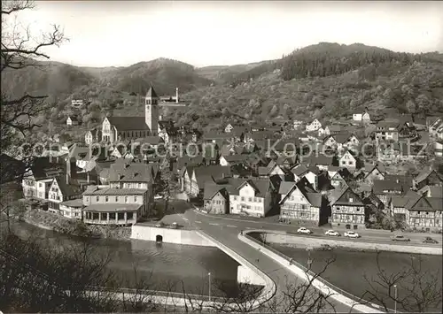 Obertsrot Gasthof Blume Kirche Bruecke  Kat. Gernsbach