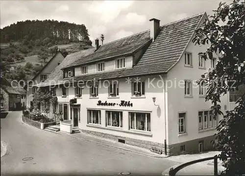 Bermersbach Forbach Gasthof Pension zur Badener Hoehe Kat. Forbach