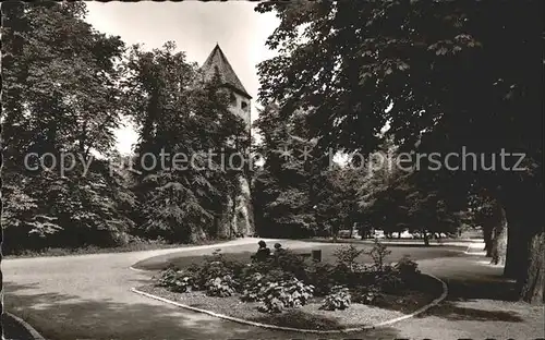 Villingen Schwenningen Anlagen Kaiserturm Kat. Villingen Schwenningen