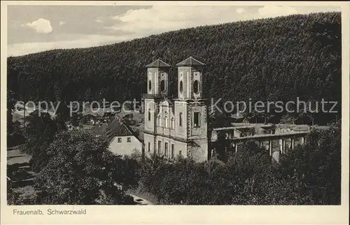 Frauenalb Klosterruine Kat. Marxzell