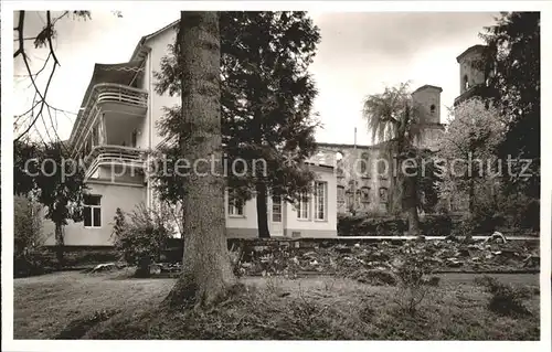 Frauenalb Sanatorium Albtal Nordfluegel Klosterruine Kat. Marxzell