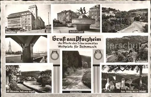 Pforzheim Industriehaus Dill Weissenstein Ruine Steinegg Kat. Pforzheim