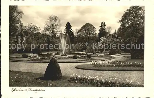 Pforzheim Stadtgarten Kat. Pforzheim