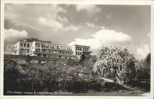 Pforzheim Neues Krankenhaus St. Trutperd Kat. Pforzheim