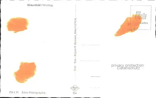 Birkenfeld Wuerttemberg  Kat. Birkenfeld