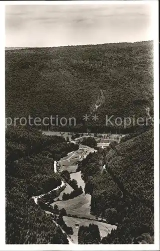 Hoefen Enz Blick ins Eyachtal Kat. Hoefen an der Enz