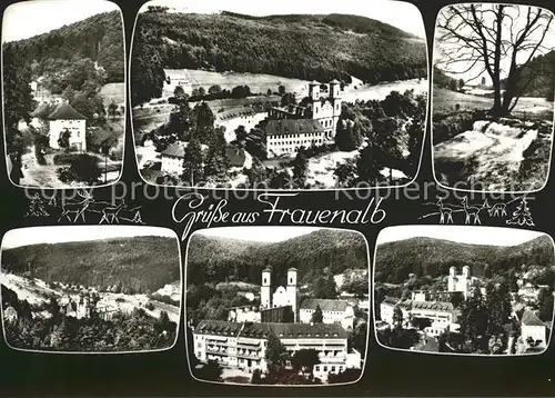 Marxzell Frauenalb Kloster Gasthof Koenig v. Preussen Kat. Marxzell