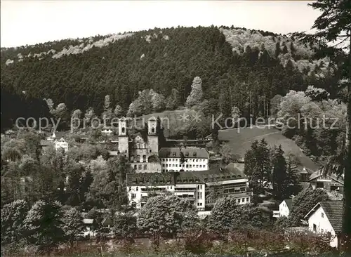 Frauenalb Sanatorium Klosterruine Kat. Marxzell