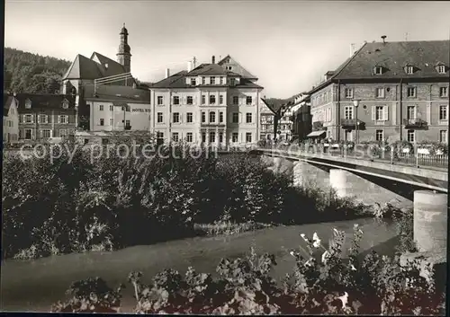 Gernsbach Bruecke Hotel Kat. Gernsbach