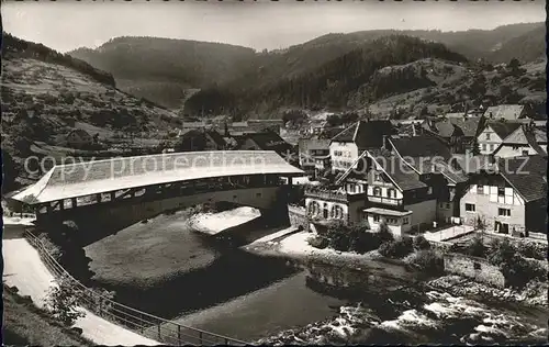 Forbach Baden Bruecke  Kat. Forbach