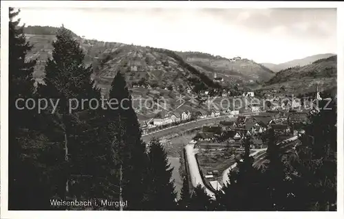 Weisenbach Murgtal Gasthof zum gruenen Baum  Kat. Weisenbach