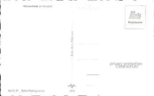 Weisenbach Murgtal  / Weisenbach /Rastatt LKR