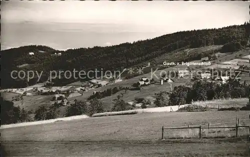 Brandmatt Schwarzwald Gaststaette Brigittenschloss Kat. Sasbachwalden