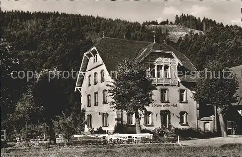 Bleibach Gasthaus Pension Schwarzwaelder Hof Kat. Gutach im Breisgau