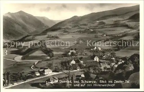 Oberried Breisgau Blick ins Zastler Tal Hinterwaldkopf  / Oberried /Breisgau-Hochschwarzwald LKR