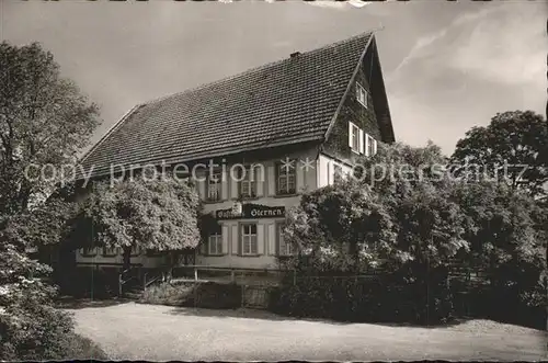 Unterbraend Gasthof Sternen Kat. Braeunlingen